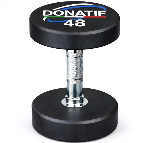 Manubrio Gommato Tondo da 2 Kg - Professionale - Visuale da Davanti