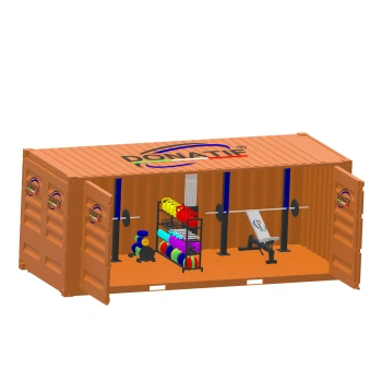 Container Gym 20FT - Structure MADE IN ITALY | CG5 - Vue d'ensemble