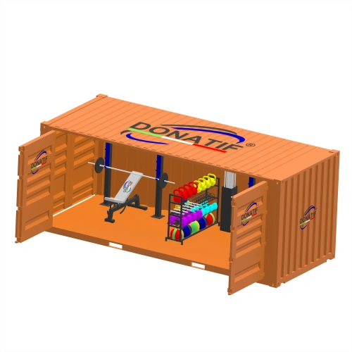 Container-Turnhalle 20FT - Struktur MADE IN ITALY | CG5 - Gesamtansicht