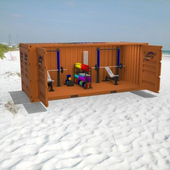 Container Gym 20FT - Struktur MADE IN ITALY | CG5 - Gesamtansicht 2