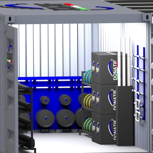 Gym Container 20FT avec Perimeter Rack | CG20 - Visual Equipment