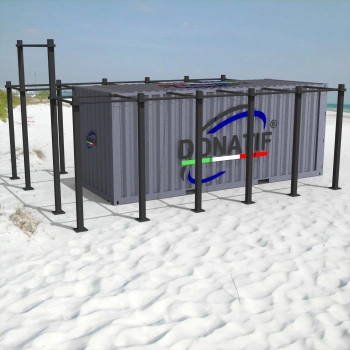Container Gym 20FT avec Perimeter Rack | CG20 - Total View 2
