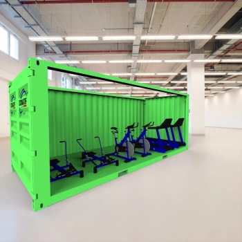 Container Gym 20FT con Tetto e Apertura Laterale | CG25 2