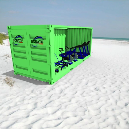 Container Gym 20FT con Tetto e Apertura Laterale | CG25