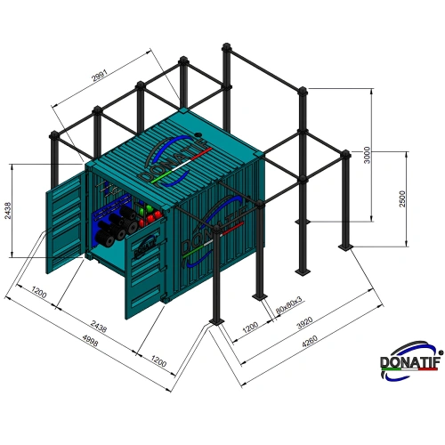 Container Gym 20FT - Struttura Made in Italy | CG5