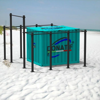 Contenedor Gimnasio 10FT - Estructura Fitness | CG35 - Vista Total 2