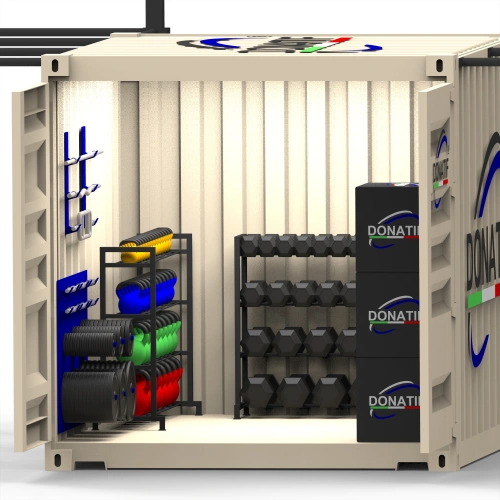 Container Gym 10FT - Extra-Large Rack | CG40 - Gesamtansicht