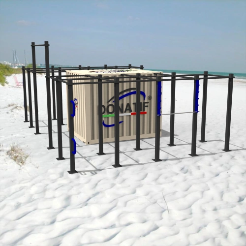 Container Gym 10FT - Extra-Large Rack | CG40 - Außenansicht