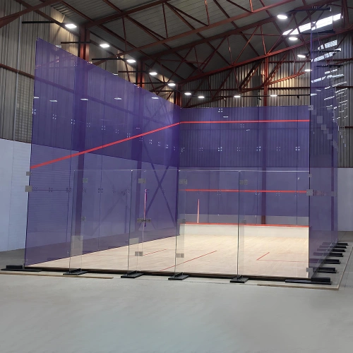 Pista de squash individual - PLB10 | Profesional- Vista real de la pista Personalizada