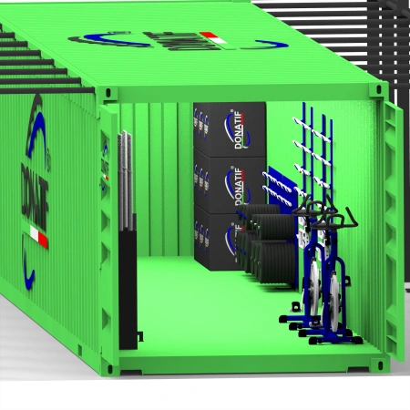 Container Gym 40FT - Estructura con Rack Incluido | CG45 - Ver Uso