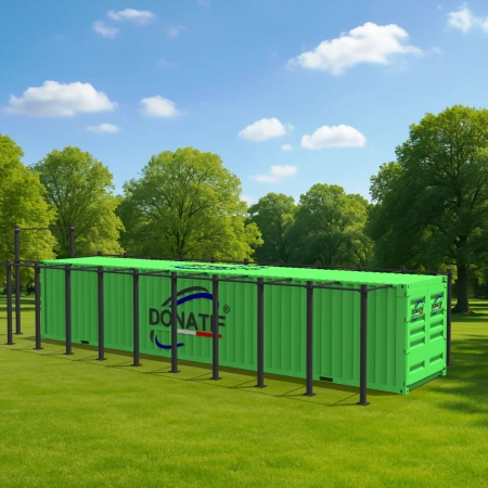 Container Gym 40FT - Struktur mit Rack enthalten | CG45