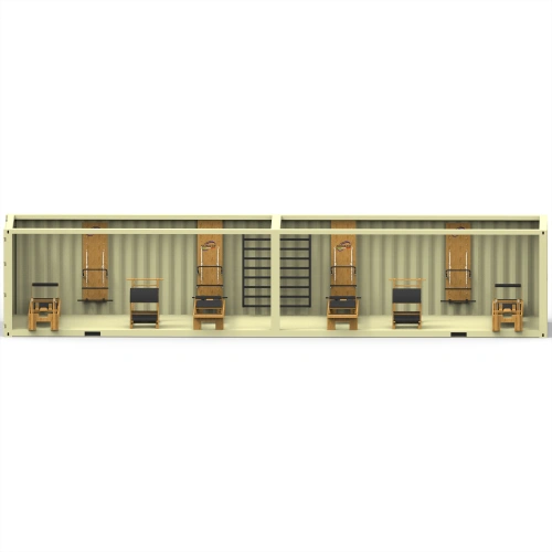 Contenedor Gimnasio 40FT - Equipo de Pilates Incluido | CG60 - Visaule Frontal