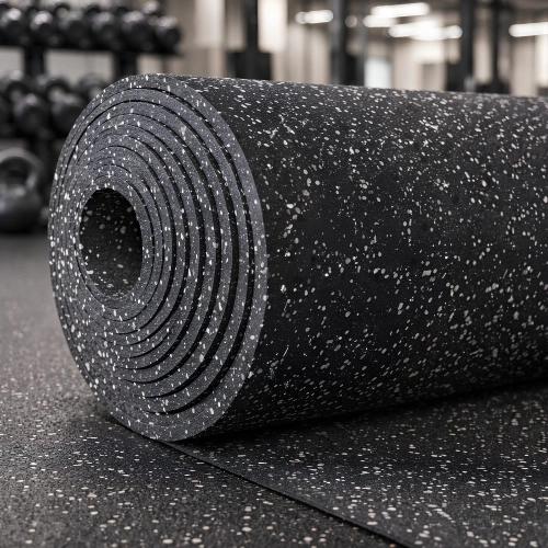 Rubberized Gym Roll - 1x10 mt and Thickness 1 mm | RG1 - View in the Room