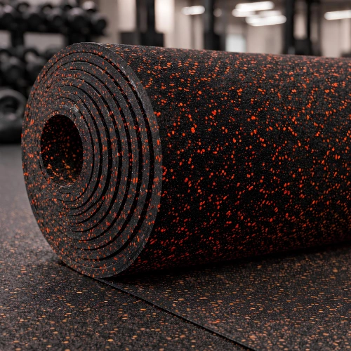 Rubberized Gym Roll - 1x10 mt and 5mm Thickness | RG5 - View in the Room