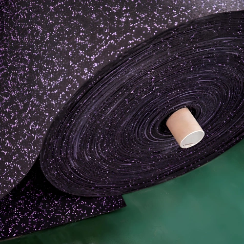 Rubberized Gym Roll - 1x10 mt and 8 mm thick | RG8 - View from Above