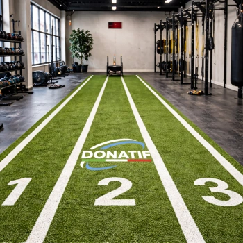 Synthetic Grass with Numbered Lanes - ESL10 | Professional - Visual Numbers 2