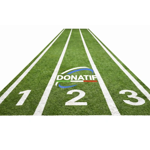 Synthetic Grass with Numbered Lanes - ESL10 | Professional - Visual Numbers