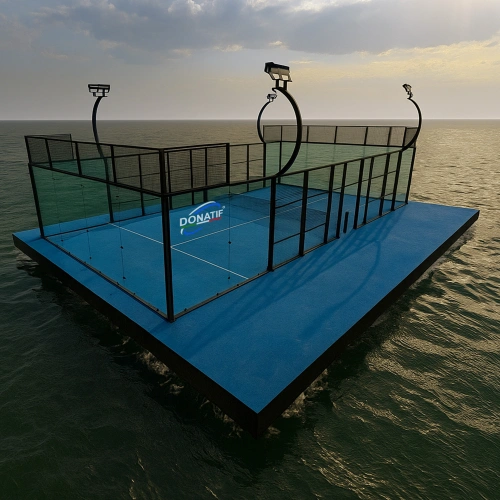 Floating Padel Court - CP95 | Professional - Side View