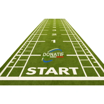 Gazon Synthétique Chemin Intégré ESL25 | 12x1 Mètre Rouleau - Vue d'ensemble