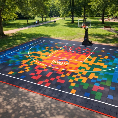 Customizable Multisport Field - 3 in 1 | Outdoor - Visual Use