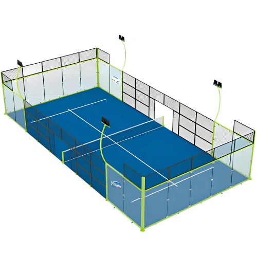 Basic Pro Padel Court - CP20 | Professional - Visual Poles