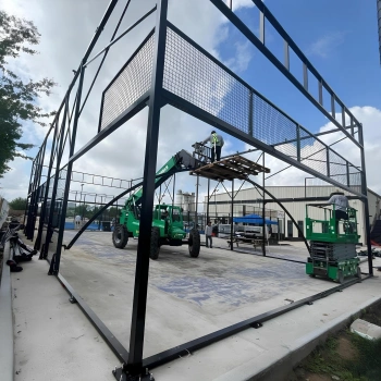 Campo da Padel Coperto - CP25 | Professionale - Visuale Frontale 2