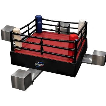Ring da Boxe Rialzato 50 cm con Posti Integrati |...