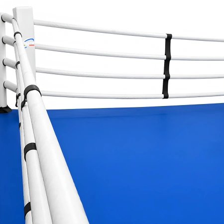 Anneau triangulaire surélevé | Boxe au poing américain - Angle de vue