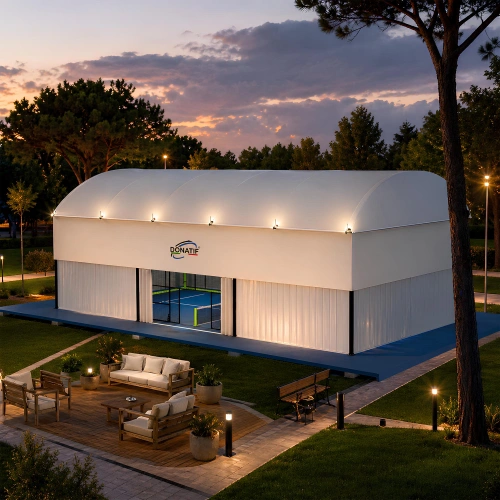 Padel Cover for All Seasons - CP50 | Professional - Visual Usage