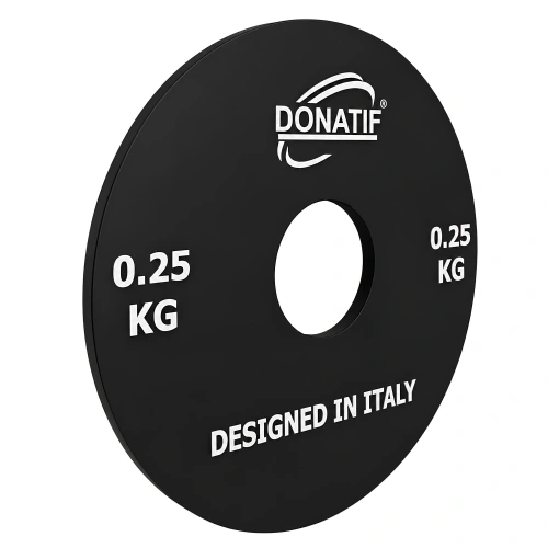 Disque de 250 g - Trou de 28 mm | Petit disque - Salle de sport - Vue de profil
