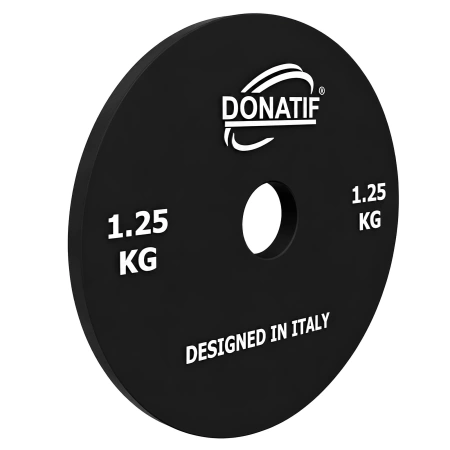 Disque de 1,25 kg - Trou de 28 mm | Acier calibré | Small Plate - Salle de sport - Vue de côté