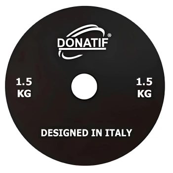 Microcarico da 1,5 Kg - Foro 28 mm | Acciaio Calibrato | Small Plate - Palestra - Visuale Completa