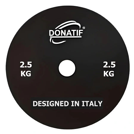 Microcarico da 2,5 Kg - Foro 28 mm | Acciaio Calibrato | Small Plate - Palestra - Visuale Completa