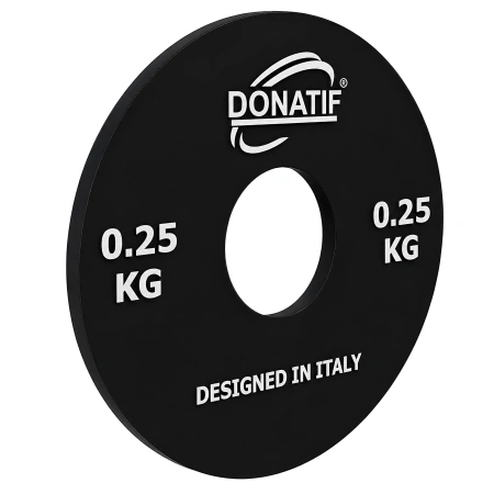 Disco Microcarico da 250 gr - Foro 50 mm | Small Plate - Palestra - Visuale Laterale