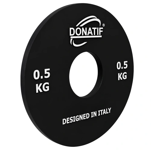 Disco Microcarico da 500 gr - Foro 50 mm | Small Plate - Palestra - Visuale Laterale