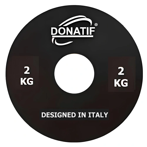 2-kg-Hantelscheibe – Lochdurchmesser 50 mm | Small Plate – Fitnessstudio – Gesamtansicht