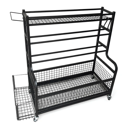 4-Shelf Multifunctional Rack - RPS5 | Gym - Side View