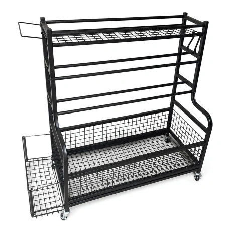 4-Shelf Multifunctional Rack - RPS5 | Gym - Side View