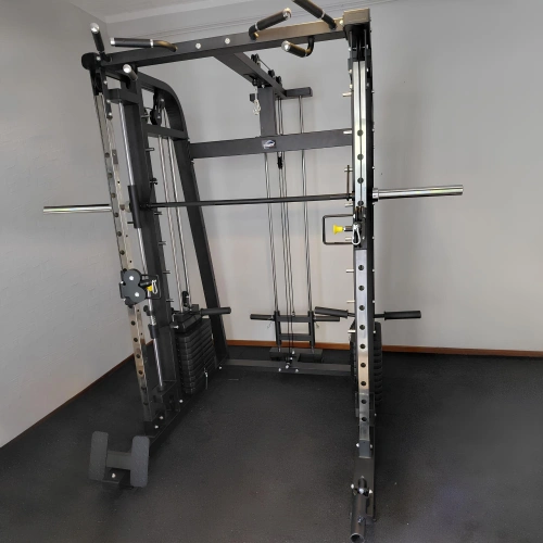 Multifunction Rack - MR50 | Cables, Smith Machine, Leg Press - Full View of MR50 Assembly