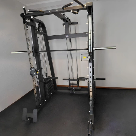 Multifunction Rack - MR50 | Cables, Smith Machine, Leg Press - Full View of MR50 Assembly