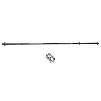 Bilanciere Palestra 150 cm - 25 mm | Chiusura a Vite - Ferma Dischi