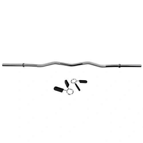 Bilanciere Curvo Ez 120 cm - 25 mm - Curl Bar | a Molle - Ferma Dischi