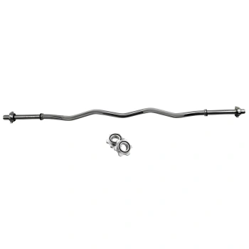 Bilanciere Curvo Ez 120 cm - 25 mm - Curl Bar | a Vite - Ferma Dischi