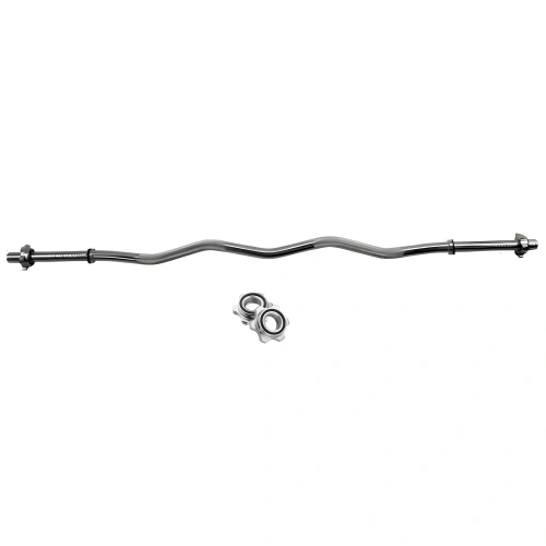 Bilanciere Curvo Ez 120 cm - 25 mm - Curl Bar | a Vite - Ferma Dischi