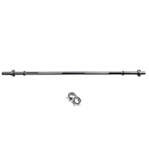 120 cm Gym Barbell - 28 mm | Screw Lock - Plate Collars