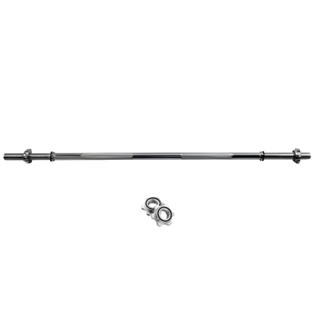 120 cm Gym Barbell - 28 mm | Screw Lock - Plate Collars