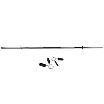 Gym Barbell 150 cm - 28 mm | Spring closure