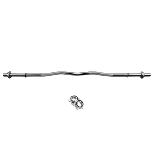 Bilanciere Curvo Ez 120 cm - 28 mm - Curl Bar | a Vite - Ferma Dischi
