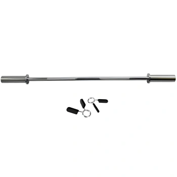 Bilanciere Olimpico Dritto 120 cm - 50 mm | Chiusura a Molle - Ferma Dischi