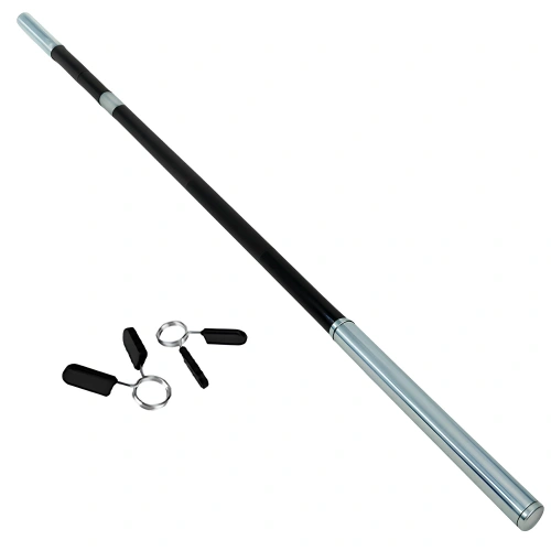 Barre olympique - Fat Bar 200 cm à ressorts | Max. 400 kg - Butée pour disques